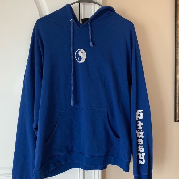 stussy yin yang hoodie